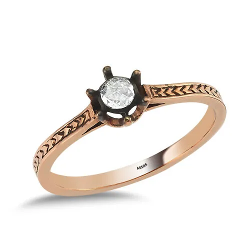 Renkli Taşlı Pırlanta Yüzükler